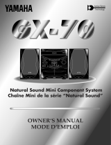Yamaha GX70 Manuel utilisateur