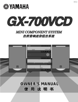 Yamaha GX-700VCD Le manuel du propriétaire