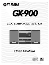 Yamaha GX-900 Manuel utilisateur