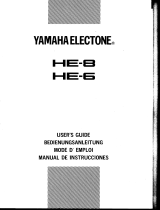 Yamaha HE-6 Le manuel du propriétaire