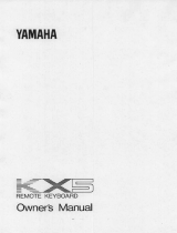 Yamaha KX5 Le manuel du propriétaire