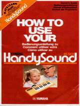 Yamaha HandySound HS-501 Le manuel du propriétaire