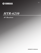 Yamaha HTR-6230BL Le manuel du propriétaire