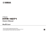 Yamaha HTR-4071 Le manuel du propriétaire