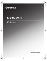 Yamaha HTR-5930 Le manuel du propriétaire