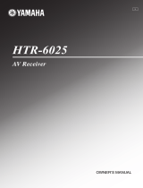 Yamaha HTR-6025 Le manuel du propriétaire