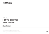 Yamaha HTR-6072 Le manuel du propriétaire