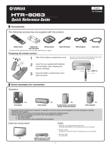 Yamaha HTR-8063 Guide de référence
