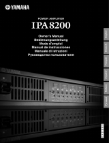 Yamaha IPA8200 Le manuel du propriétaire