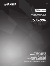 Yamaha ISX-800 Le manuel du propriétaire
