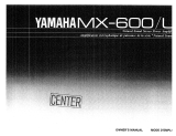 Yamaha MX-600 Le manuel du propriétaire