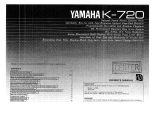 Yamaha K-720 Le manuel du propriétaire