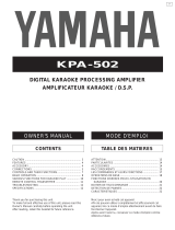 Yamaha KPA-502 Le manuel du propriétaire