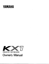 Yamaha KX1 Le manuel du propriétaire