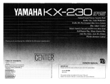 Yamaha KX230 Le manuel du propriétaire