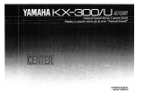 Yamaha KX-300U Le manuel du propriétaire