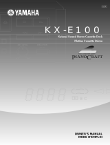 Yamaha KX-E100 Manuel utilisateur
