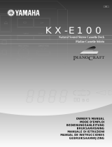 Yamaha KX-E100 Le manuel du propriétaire