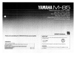Yamaha M-85 Le manuel du propriétaire