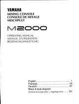 Yamaha M2000 Le manuel du propriétaire