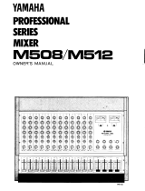 Yamaha M508 Le manuel du propriétaire