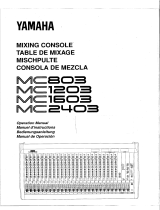 Yamaha MC1603 Manuel utilisateur