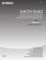 Yamaha MCR-940 Le manuel du propriétaire