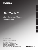Yamaha MCR-B020 Le manuel du propriétaire