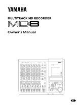 Yamaha MD8 Manuel utilisateur