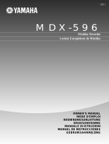 Yamaha MDX-596 Le manuel du propriétaire