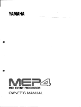 Yamaha MEP4 Le manuel du propriétaire