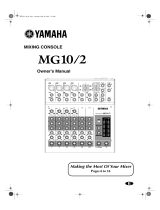 Yamaha MG10/2 Manuel utilisateur