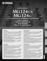 Yamaha mg124c compact mengpaneel met 12 kanalen Manuel utilisateur