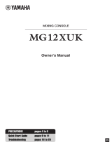 Yamaha MG12XUK Le manuel du propriétaire