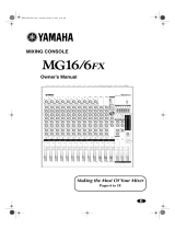 Yamaha MG 6FX Manuel utilisateur