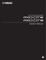 Yamaha MOXF8 Manuel utilisateur