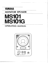 Yamaha MS101 Le manuel du propriétaire