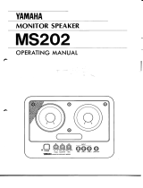 Yamaha MS202 Le manuel du propriétaire