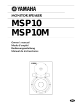 Yamaha MSP10 Manuel utilisateur