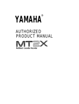 Yamaha MT2X Le manuel du propriétaire