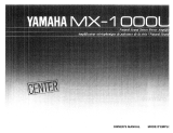Yamaha MX-1000 Le manuel du propriétaire