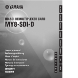 Yamaha MY8-SDI-D Manuel utilisateur