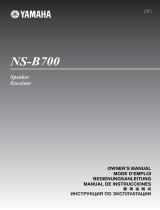 Yamaha NS-B700 Manuel utilisateur