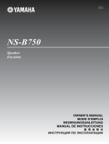 Yamaha NS-B750 Le manuel du propriétaire