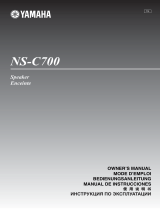 Yamaha NS-C700 Le manuel du propriétaire