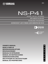 Yamaha NSP41 (6PCS) Le manuel du propriétaire