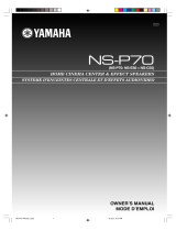Yamaha NS-P70 Le manuel du propriétaire