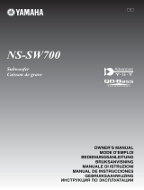 Yamaha NS-SW700 Le manuel du propriétaire