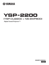 Yamaha YSP-2200BL Manuel utilisateur