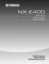 Yamaha RX-E400 Le manuel du propriétaire